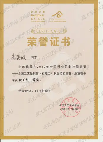 二等奖·2020年全国行业职业技能竞赛--职工组二等奖