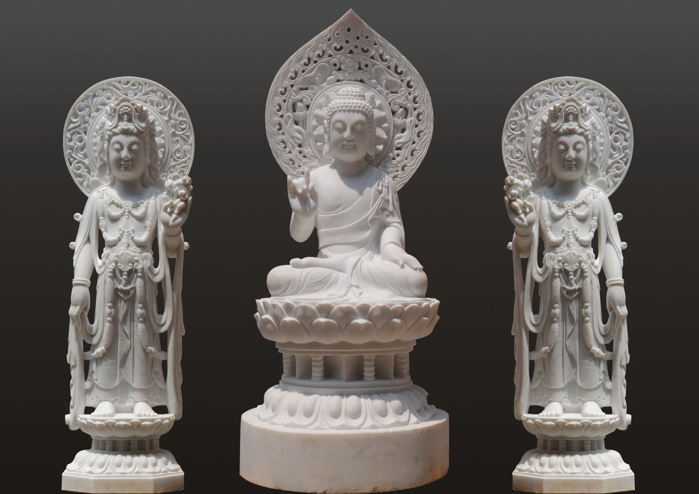 西方三圣佛·高英坡大师艺术作品