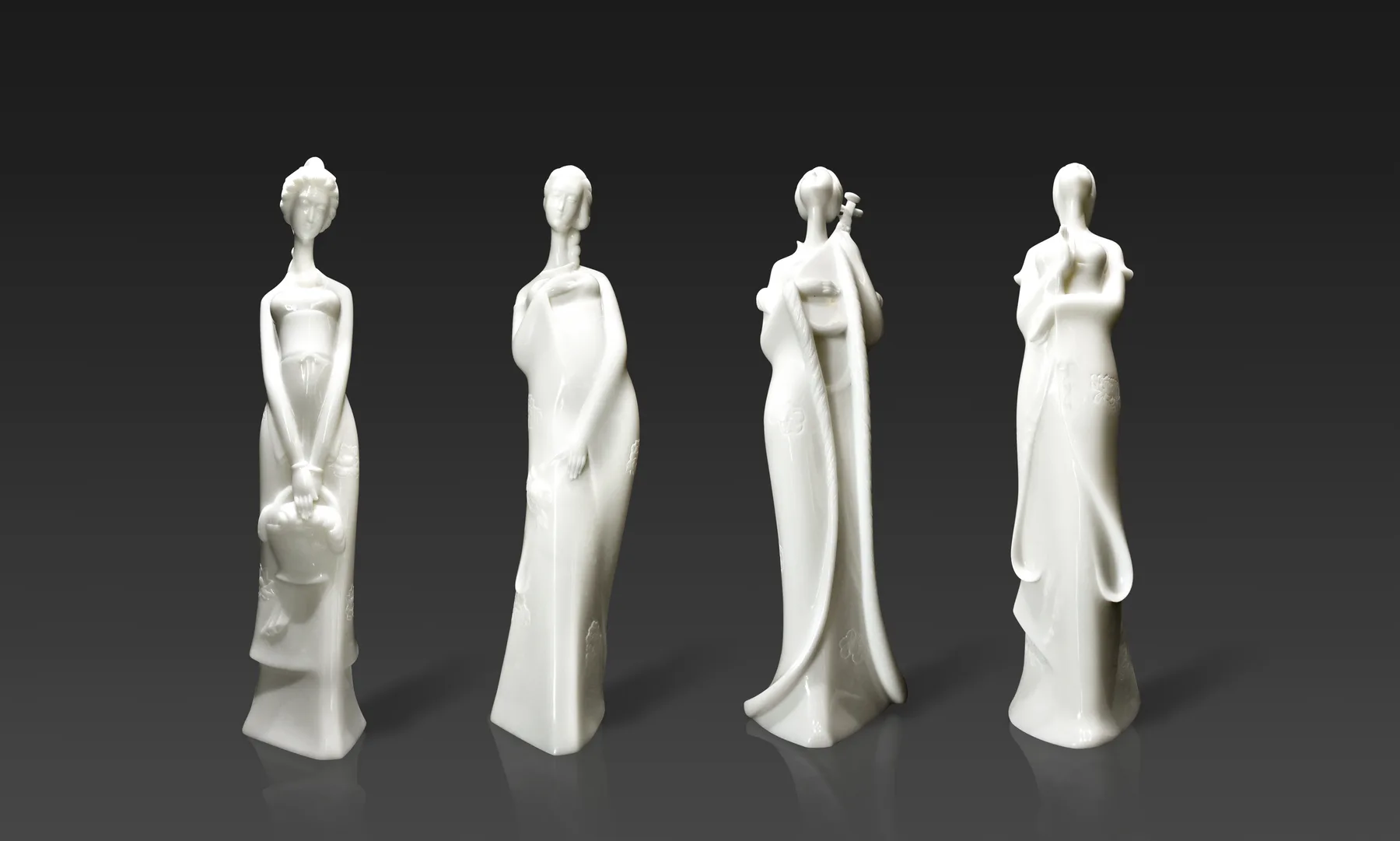 四大美女·高英坡大师艺术作品