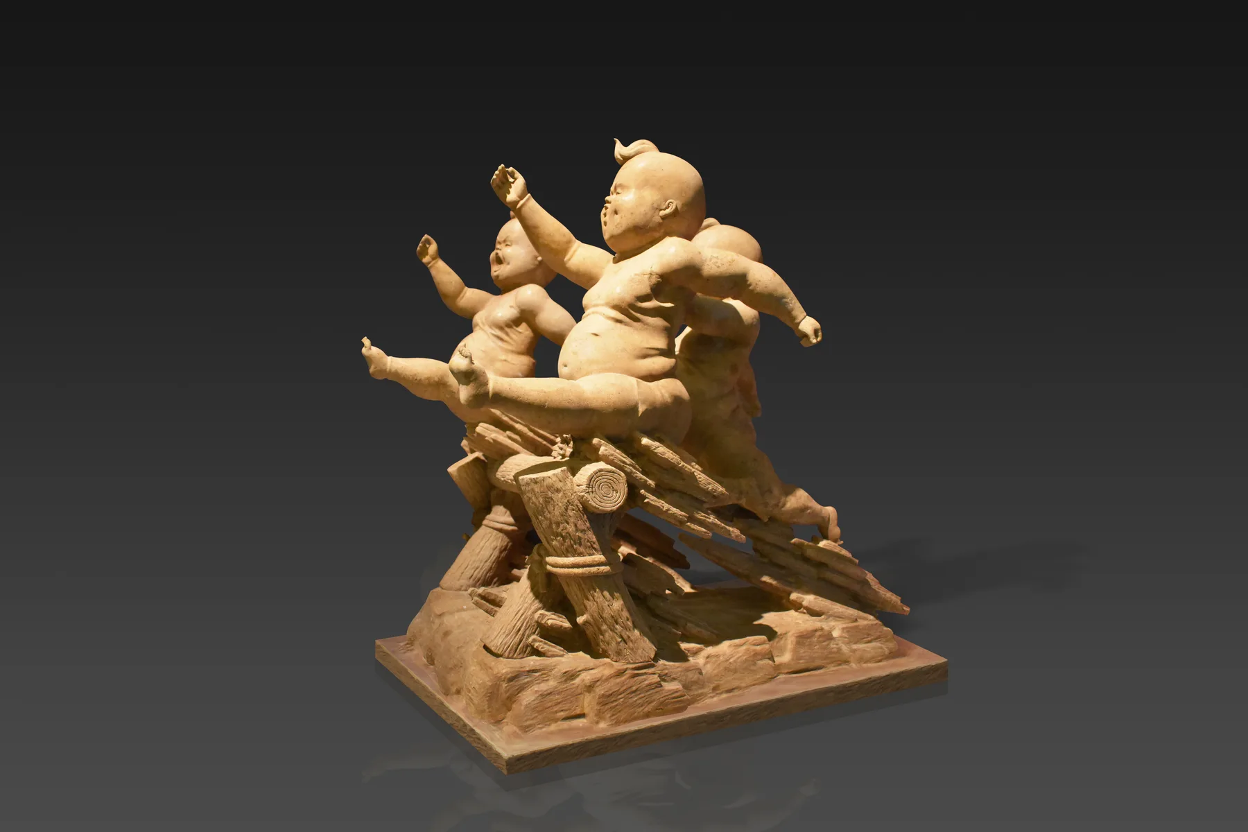 跨栏·高英坡大师艺术作品