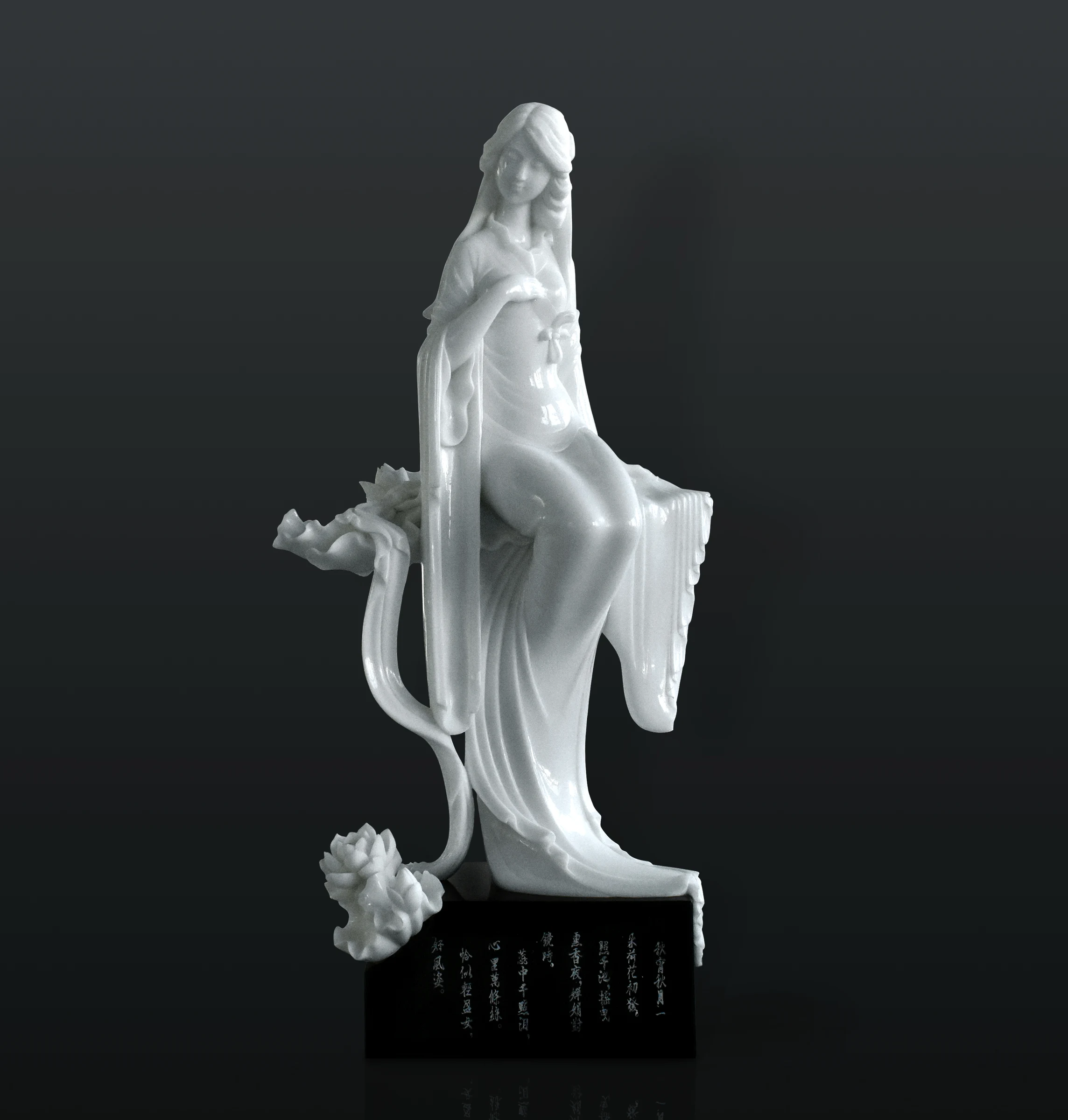 荷花仙子·高英坡大师艺术作品