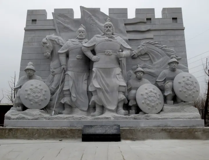 符离鏖兵·高英坡大师艺术作品