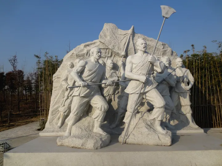 揭竿而起·高英坡大师艺术作品