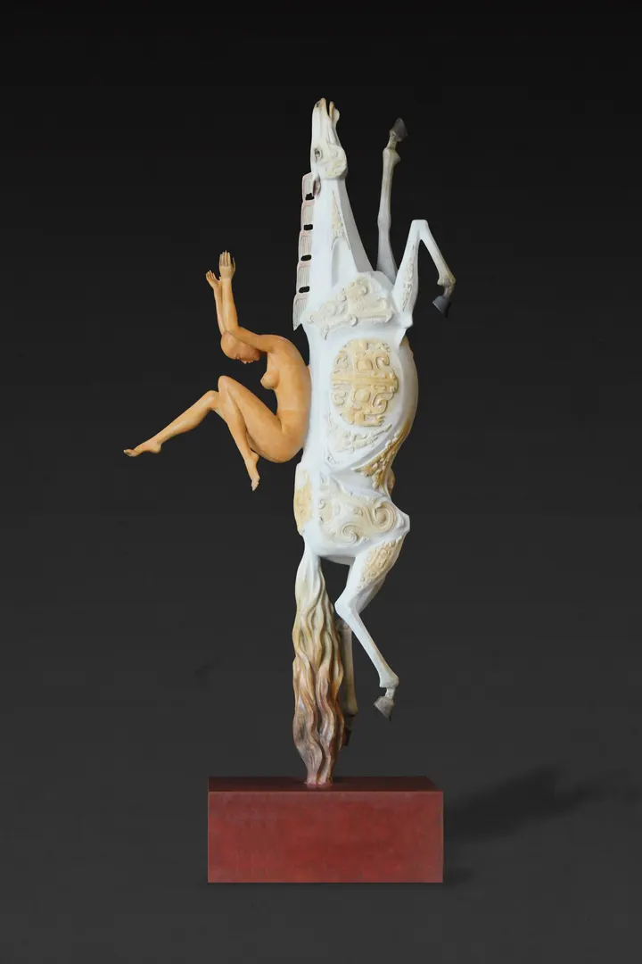 飞翔的梦·高英坡大师艺术作品