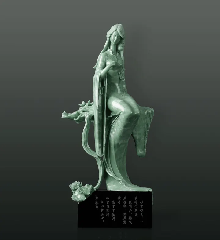 荷花仙子·高英坡大师艺术作品