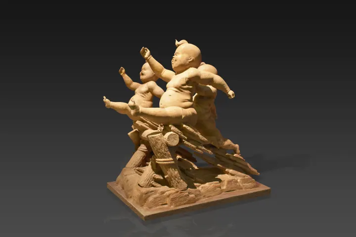 跨栏·高英坡大师艺术作品
